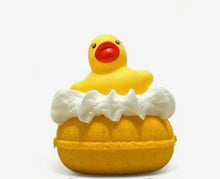 Load image into Gallery viewer, Donut Bath Bomb w/Yellow Duck
