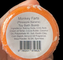 Load image into Gallery viewer, Donut Bath Bomb Orange w/Yellow Duck
