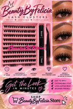 Load image into Gallery viewer, Double Lash Cluster Kit DIY
