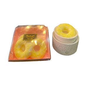 Lemon Pound Cake Donuts Wax Melts 4pk.