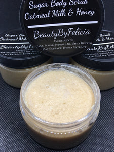 Sugar Body Scrub Oatmeal Milk & Honey 4oz